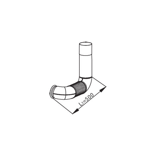 53120 Exhaust pipe