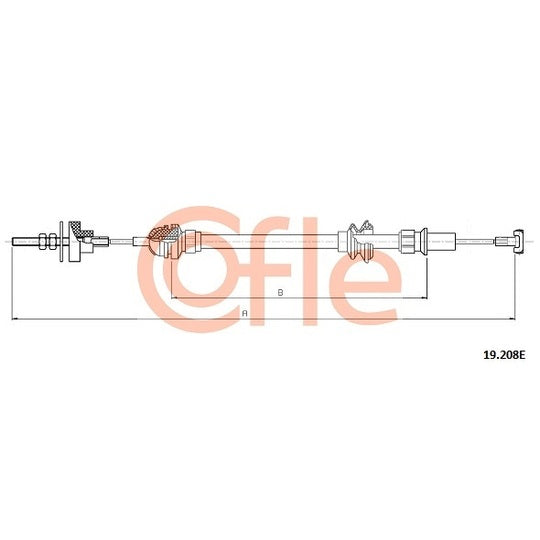 19.208E Clutch Cable