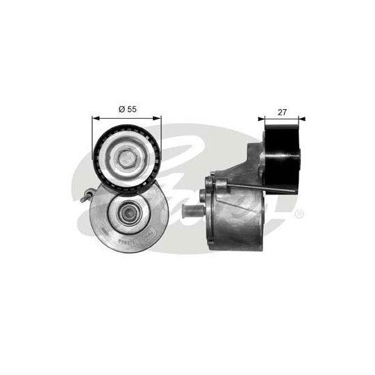 T38371 Tensioner Pulley, v-ribbed belt