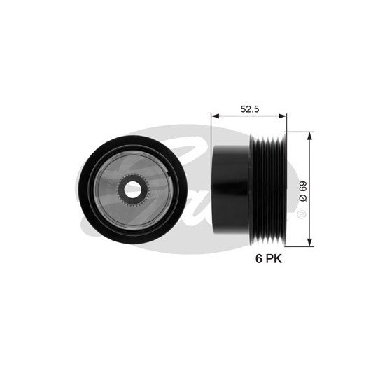 OAP7101 Alternator Freewheel Clutch