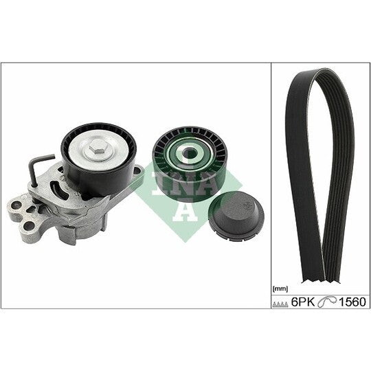 529 0109 10 V-Ribbed Belt Set