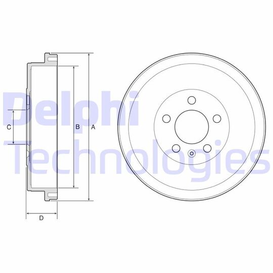 BF634 Brake Drum