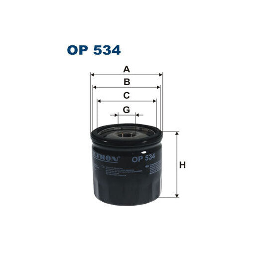 OP 534 Oil filter