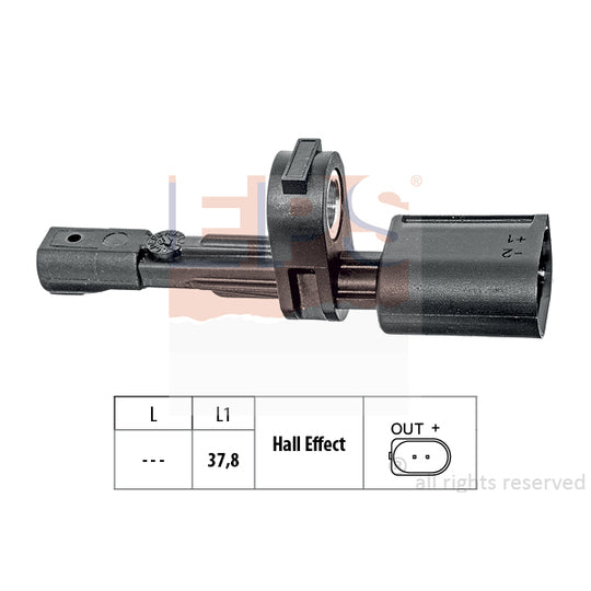 1.960.134 Sensor, wheel speed