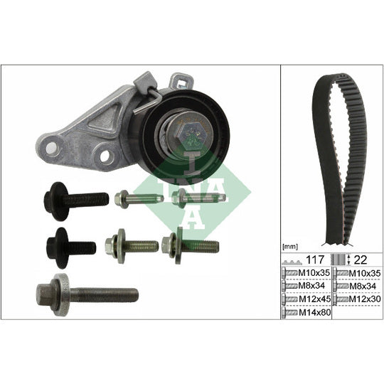 530 0140 10 Timing Belt Set