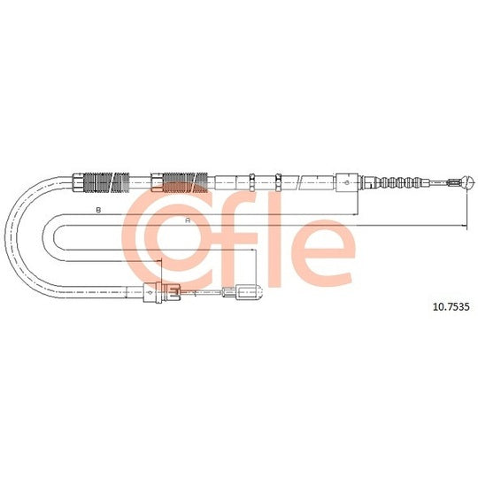 10.7535 Cable, parking brake