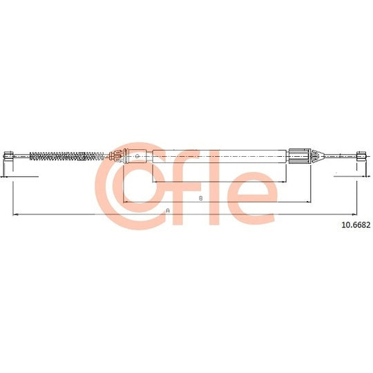 10.6682 Cable, parking brake