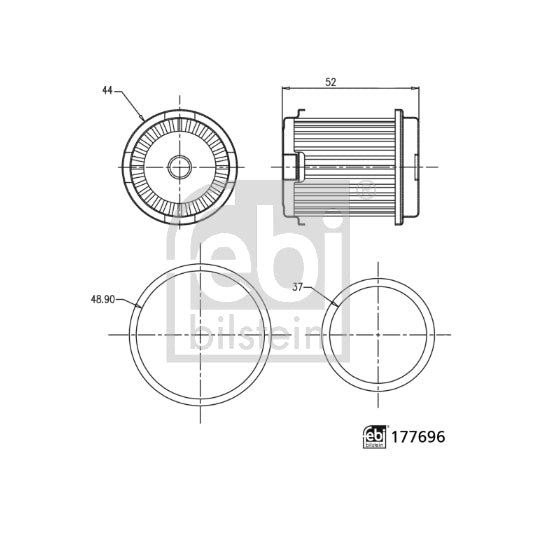 177696 Hydraulic Filter, automatic transmission