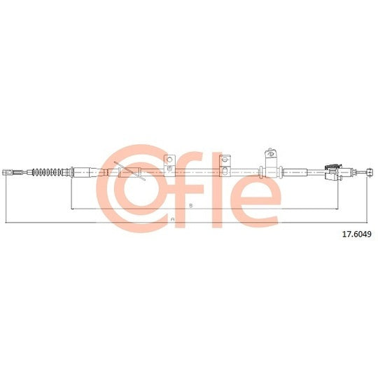 17.6049 Cable, parking brake