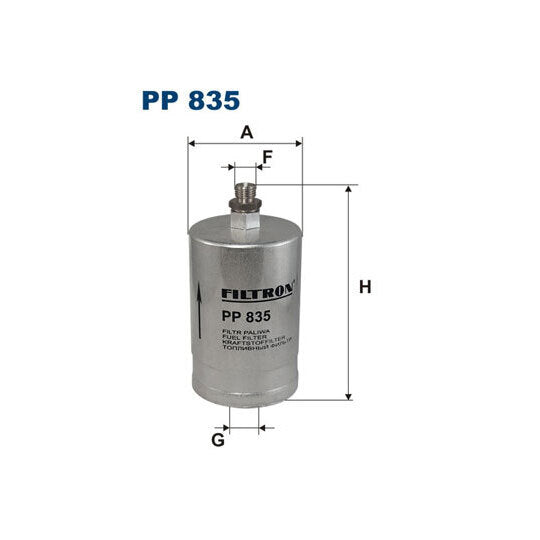 PP 835 Fuel filter