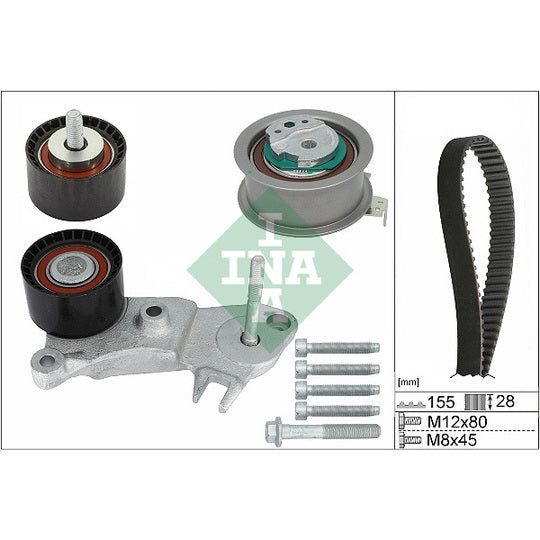 530 0762 10 Timing Belt Set
