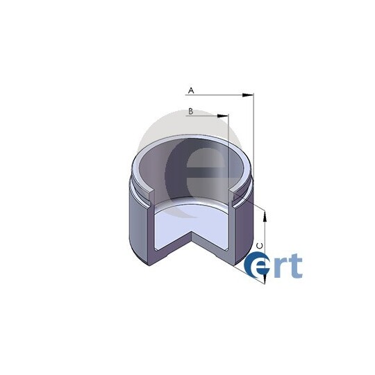 150672-C Piston, brake caliper