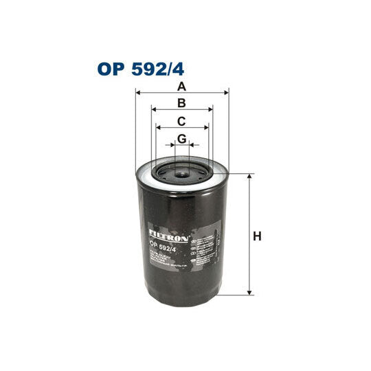 OP 592/4 Oil filter
