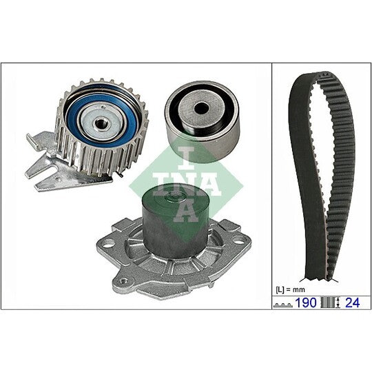 530 0620 30 Water Pump & Timing Belt Set
