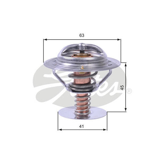 TH43080 Thermostat, coolant