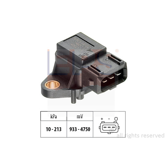 1.993.009 Air Pressure Sensor, height adaptation
