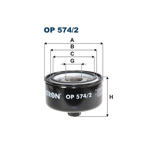 OP 574/2 Oil filter