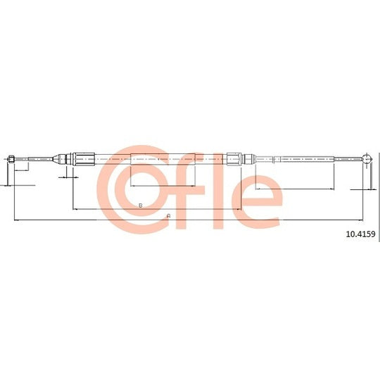 10.4159 Cable, parking brake