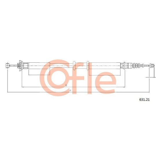 631.21 Cable, parking brake
