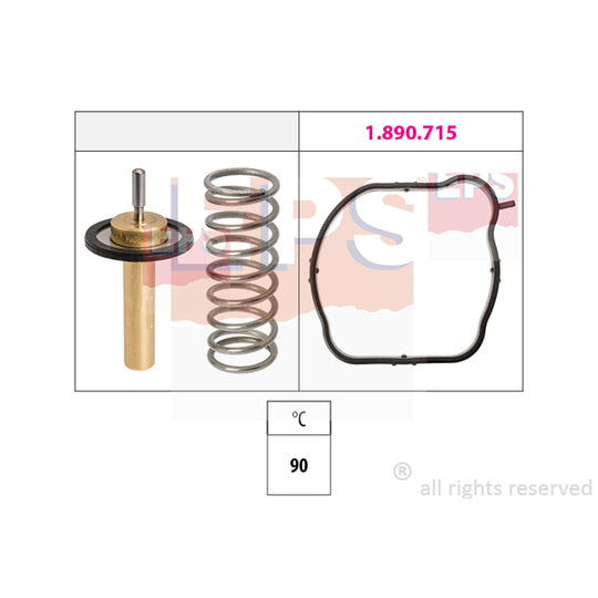 1.880.846 Thermostat, coolant