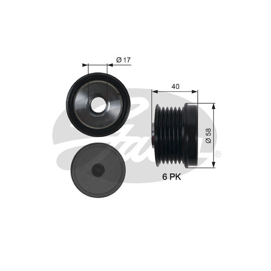 OAP7158 Alternator Freewheel Clutch