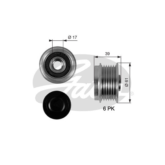 OAP7042 Alternator Freewheel Clutch