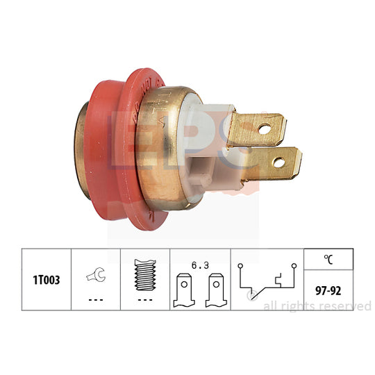 1.850.093 Temperature Switch, radiator fan