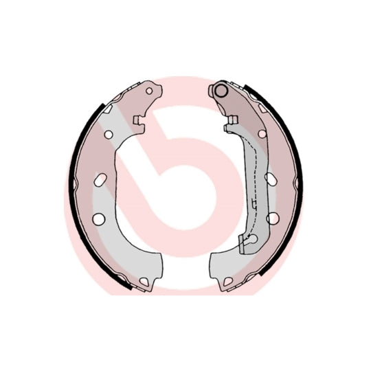 S 24 539 Brake Shoe Set