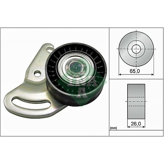 531 0591 30 Tensioner Pulley, v-ribbed belt