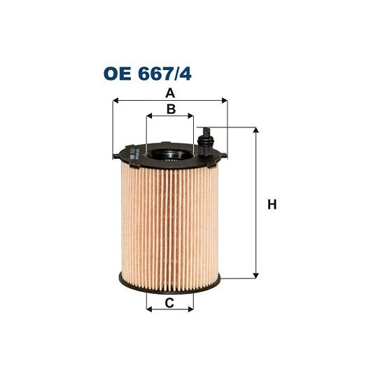 OE 667/4 Oil filter