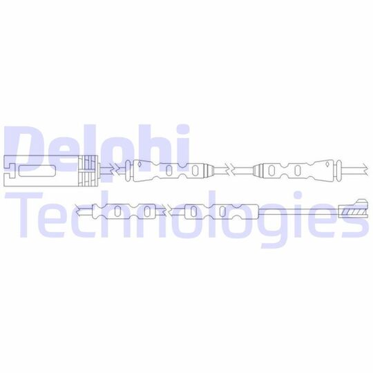 LZ0253 Warning Contact, brake pad wear