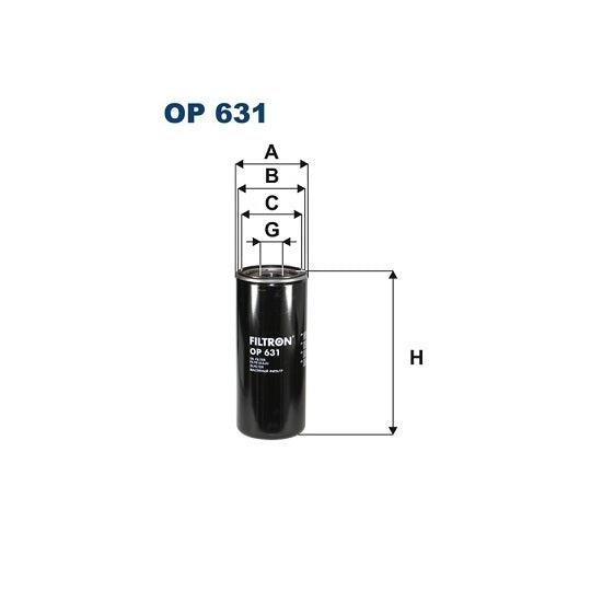OP 631 Oil filter