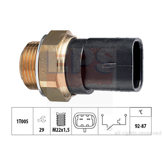 1.850.031 Temperature Switch, radiator fan
