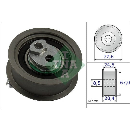 531 0851 10 Tensioner Pulley, timing belt