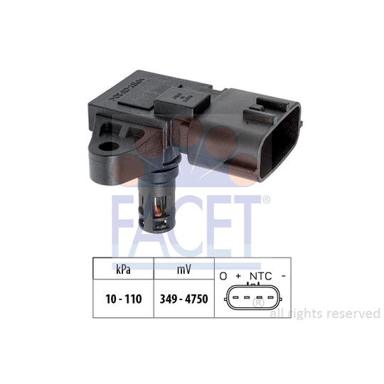 10.3126 Air Pressure Sensor, height adaptation