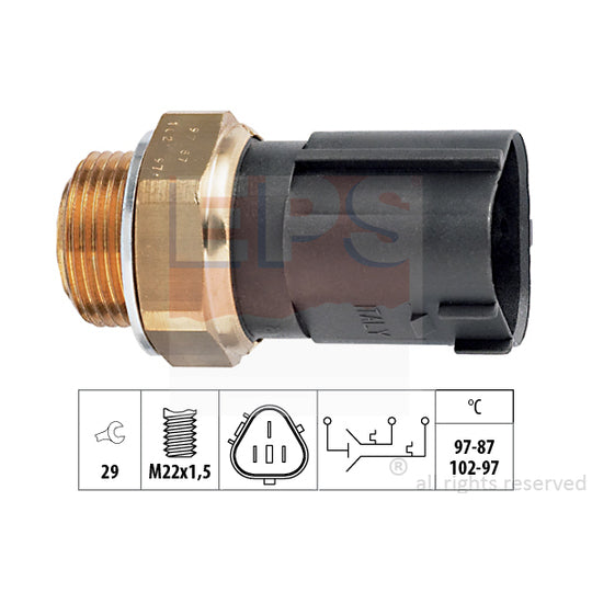 1.850.690 Temperature Switch, radiator fan