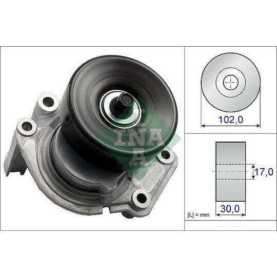 534 0350 10 Tensioner Lever, v-ribbed belt
