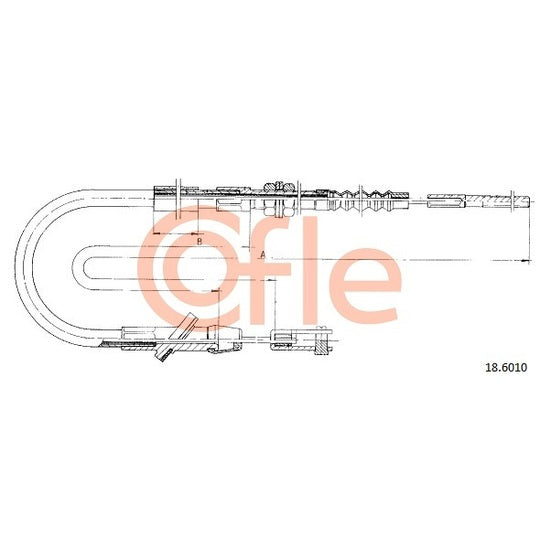 18.6010 Clutch Cable