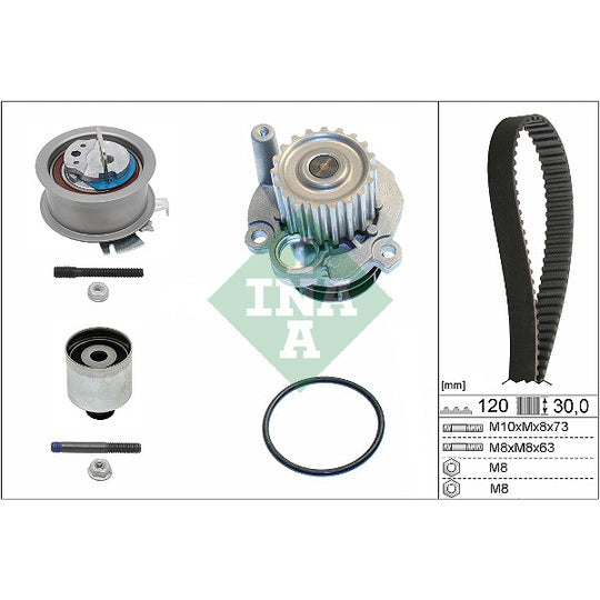 530 0201 32 Water Pump & Timing Belt Set