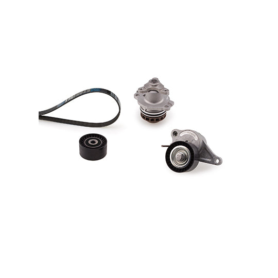 KP17PK1973 Water Pump + V-Ribbed Belt Set