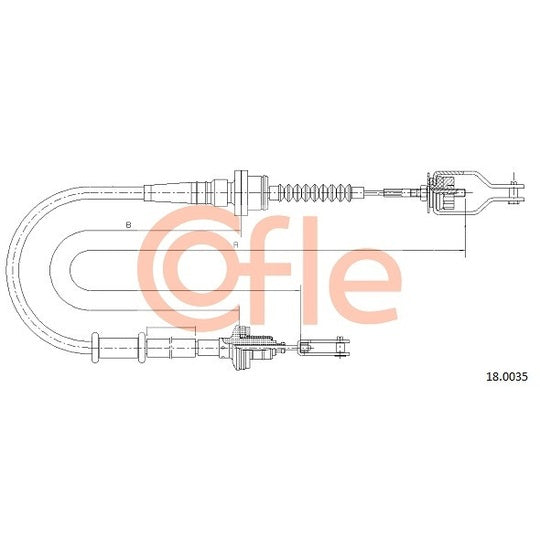 18.0035 Clutch Cable