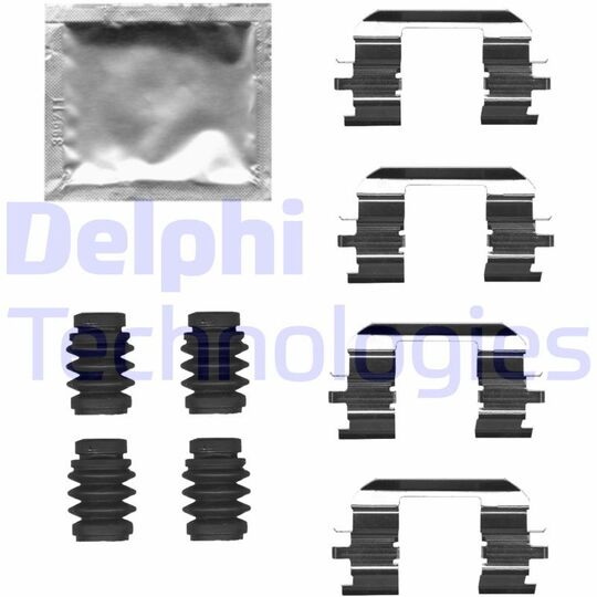 LX0686 Accessory Kit, disc brake pad