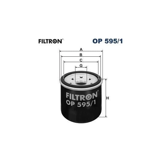 OP 595/1 Oil filter