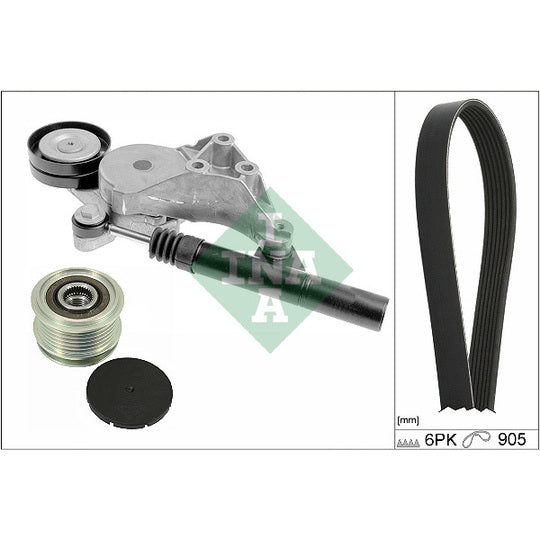 529 0513 20 V-Ribbed Belt Set