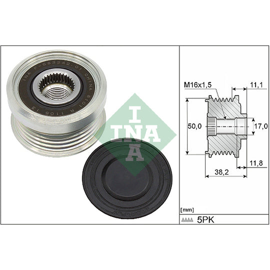 535 0337 10 Alternator Freewheel Clutch