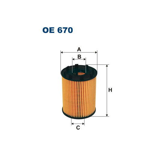 OE 670 Oil filter