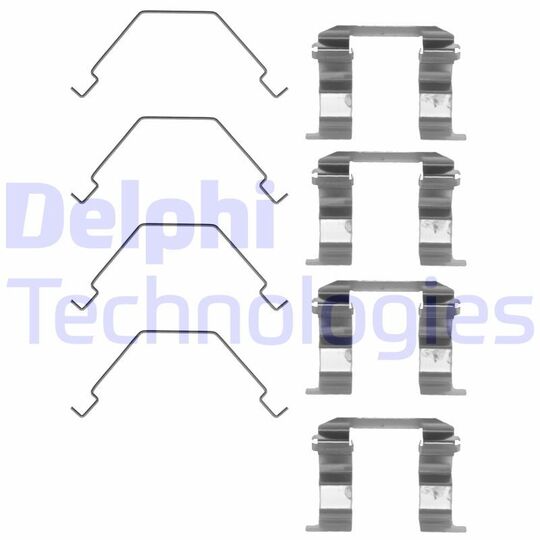 LX0159 Accessory Kit, disc brake pad