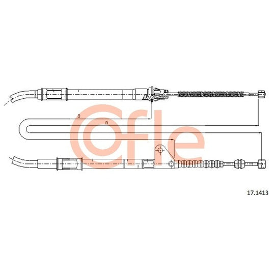 17.1413 Cable, parking brake