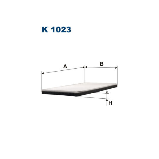 K 1023 Filter, interior air