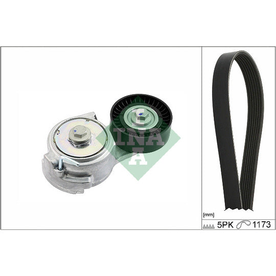 529 0478 10 V-Ribbed Belt Set